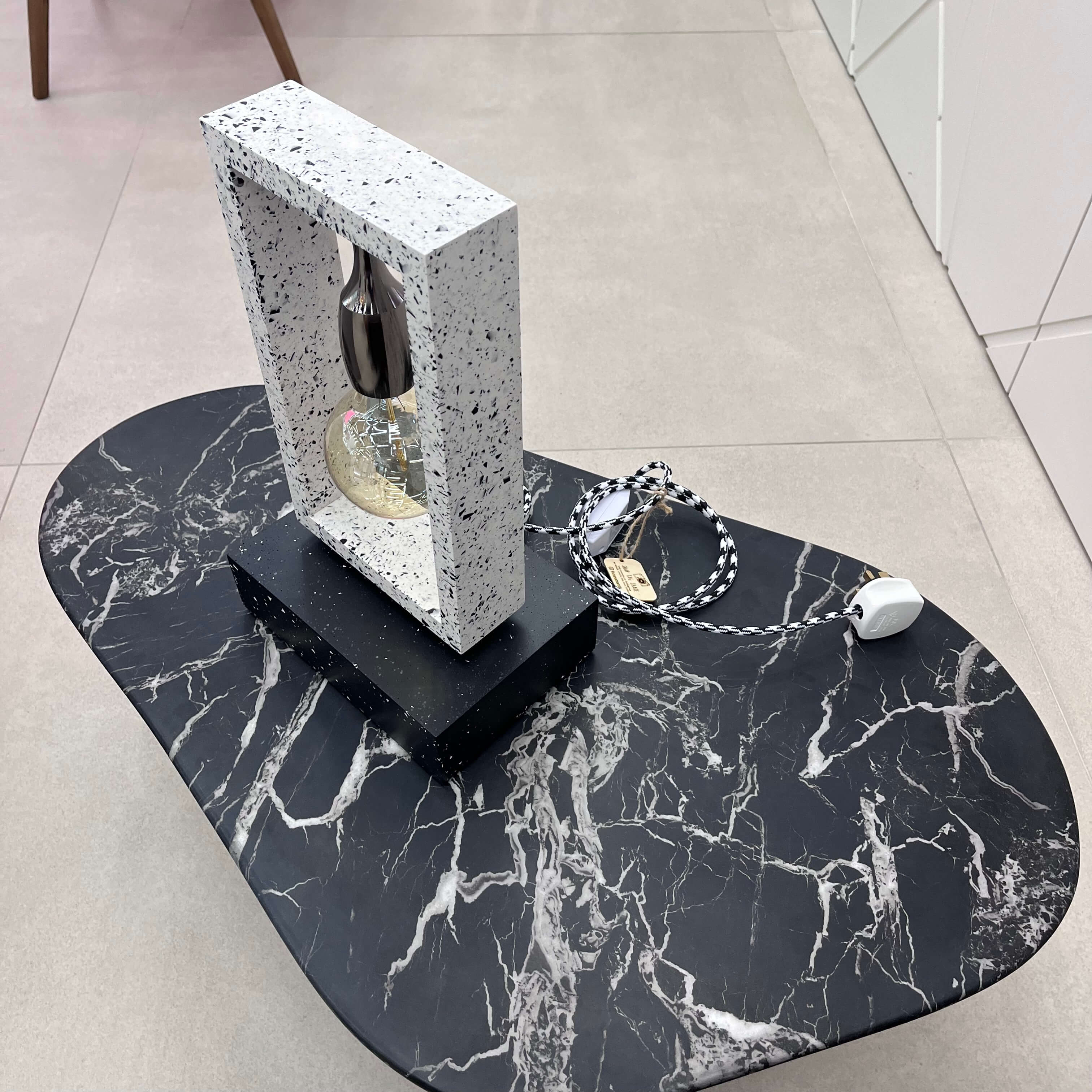 Mosaic Moon Table Lamp