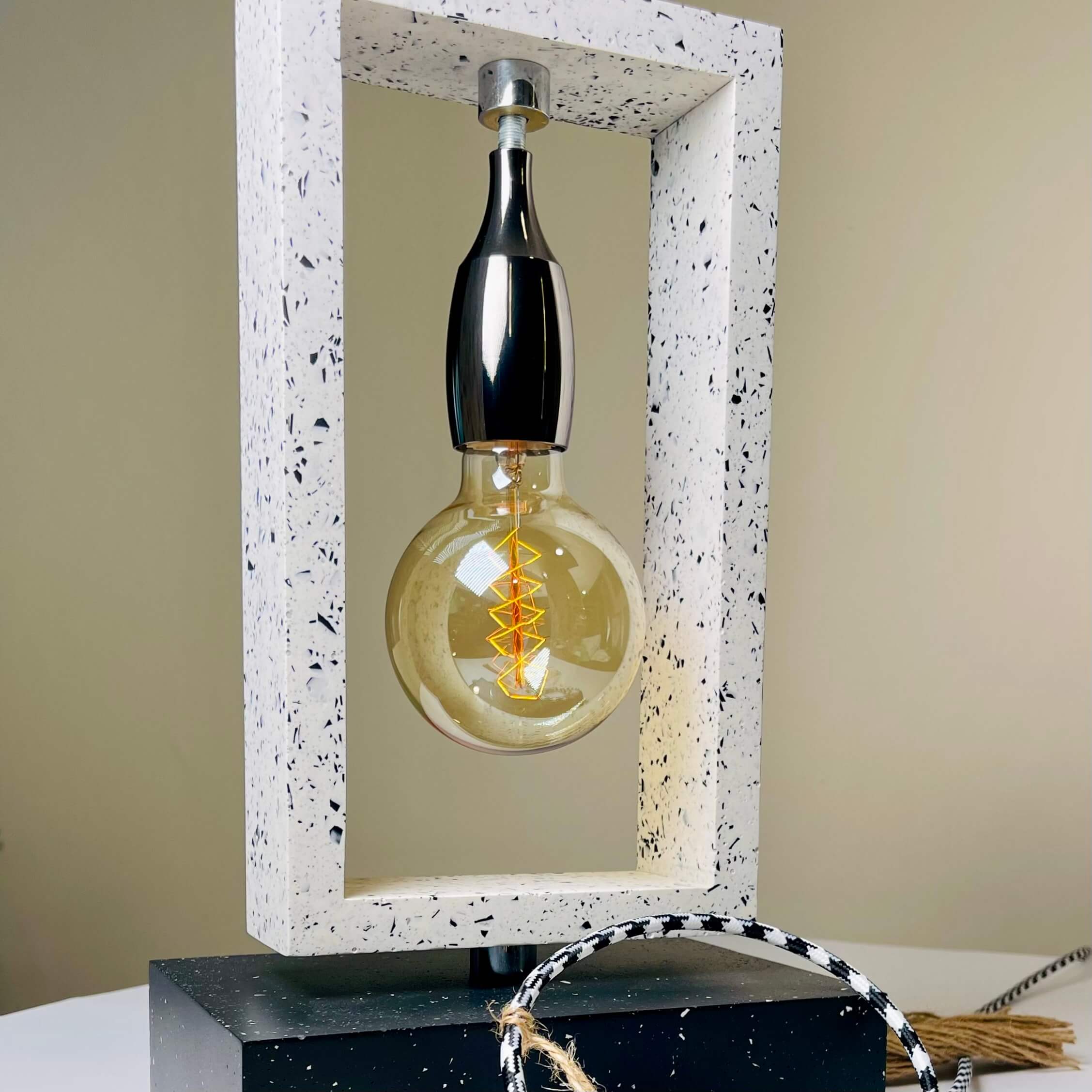 Mosaic Moon Table Lamp