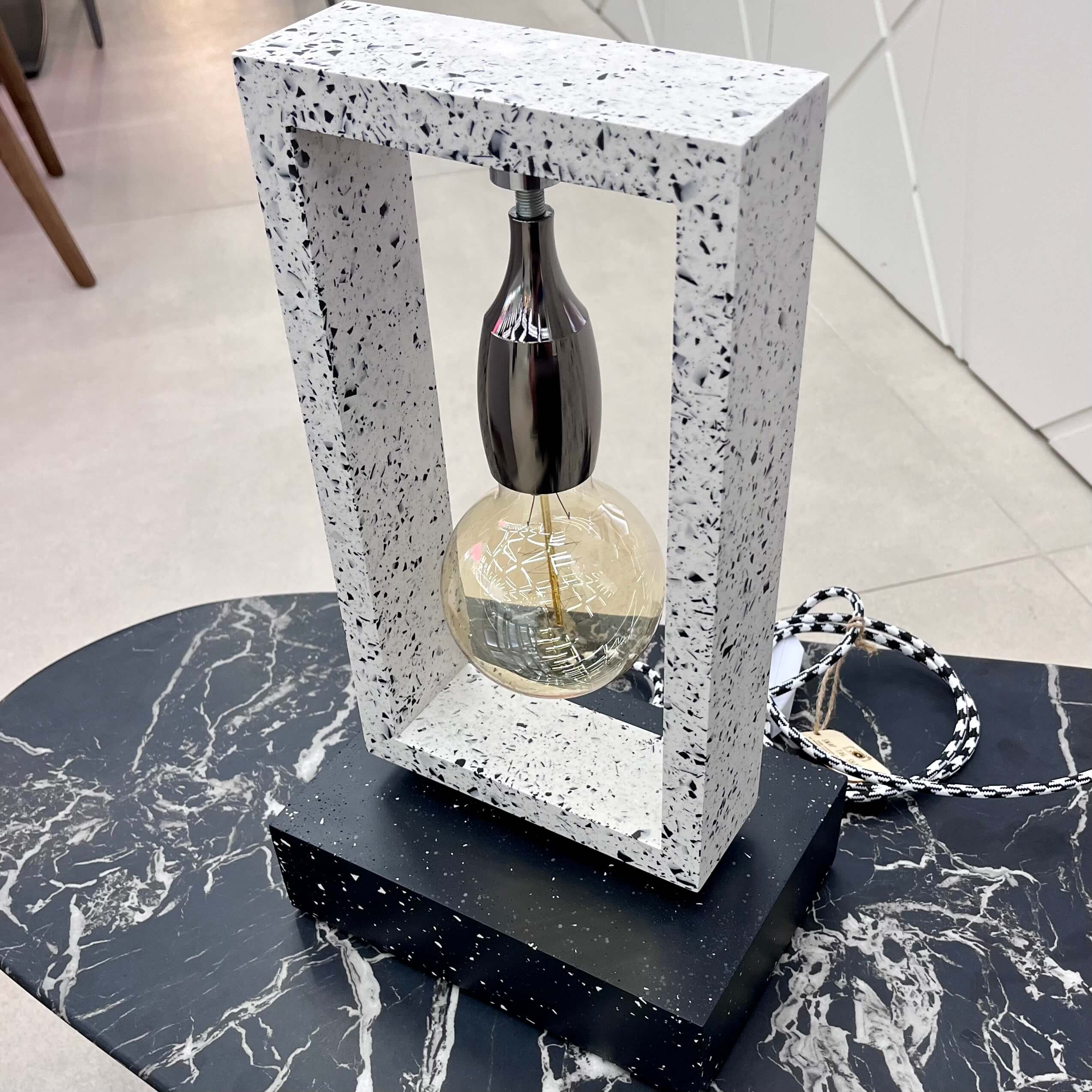 Mosaic Moon Table Lamp