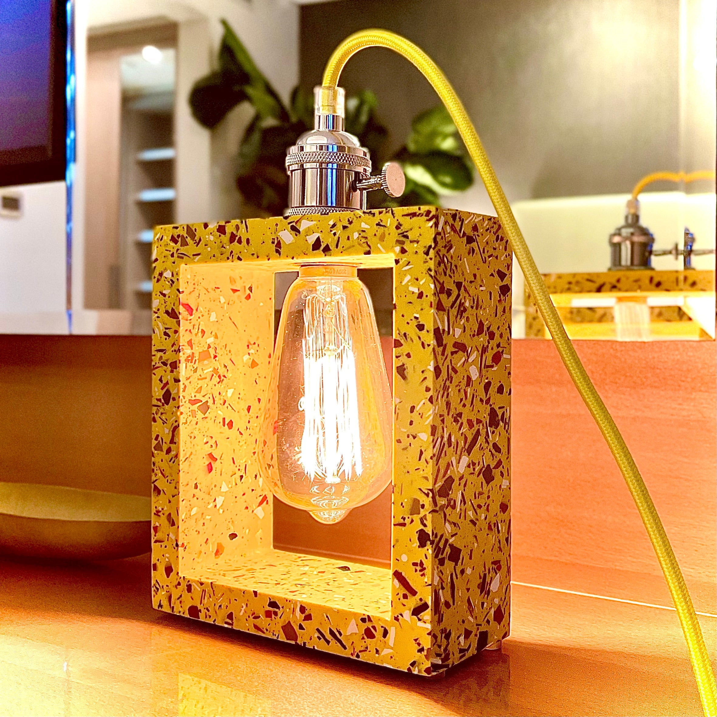 Modern Yellow Table Lamp