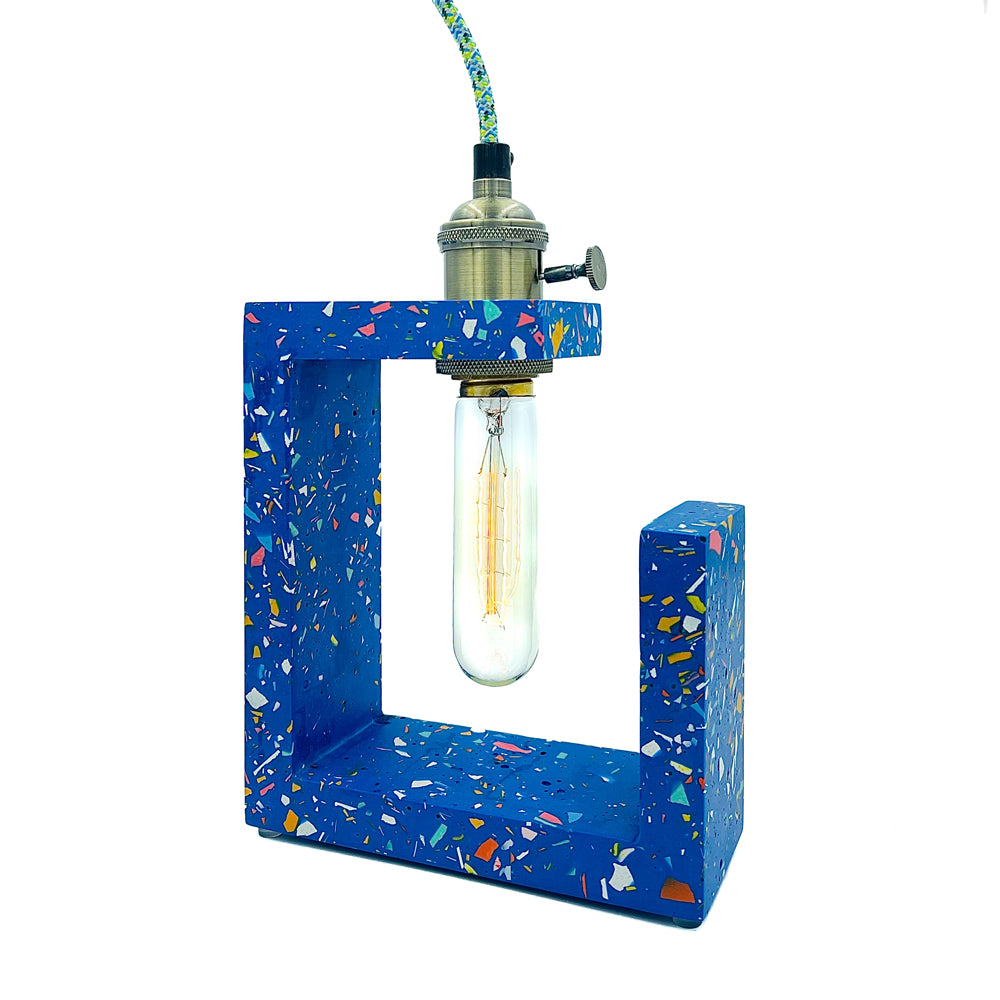 Modern Blue Table Lamp