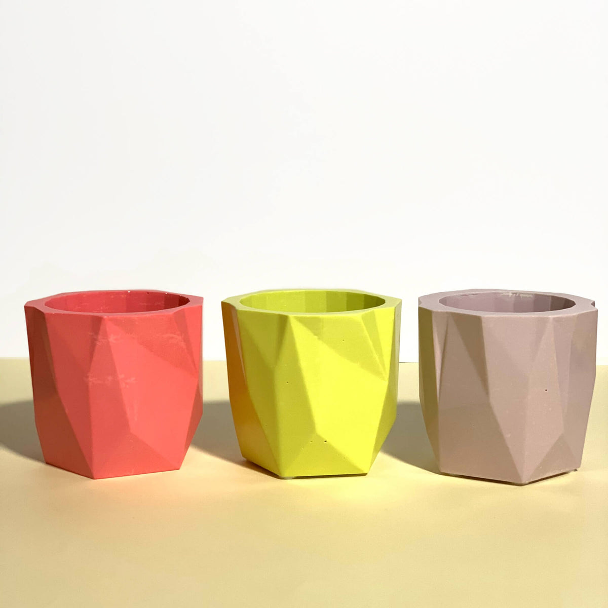 Lime Green Geometric Planter