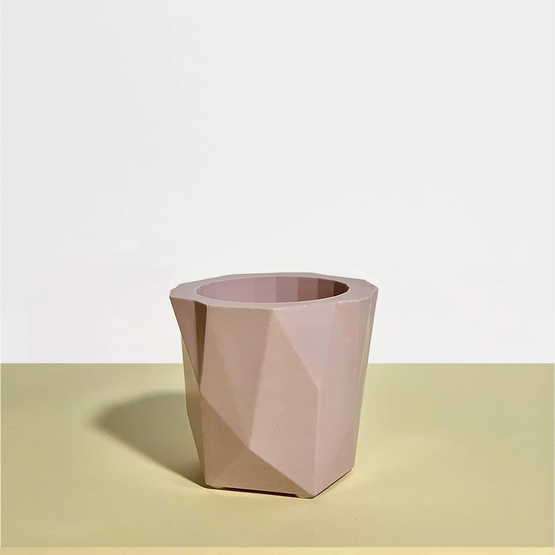 Lilac Geometric Planter