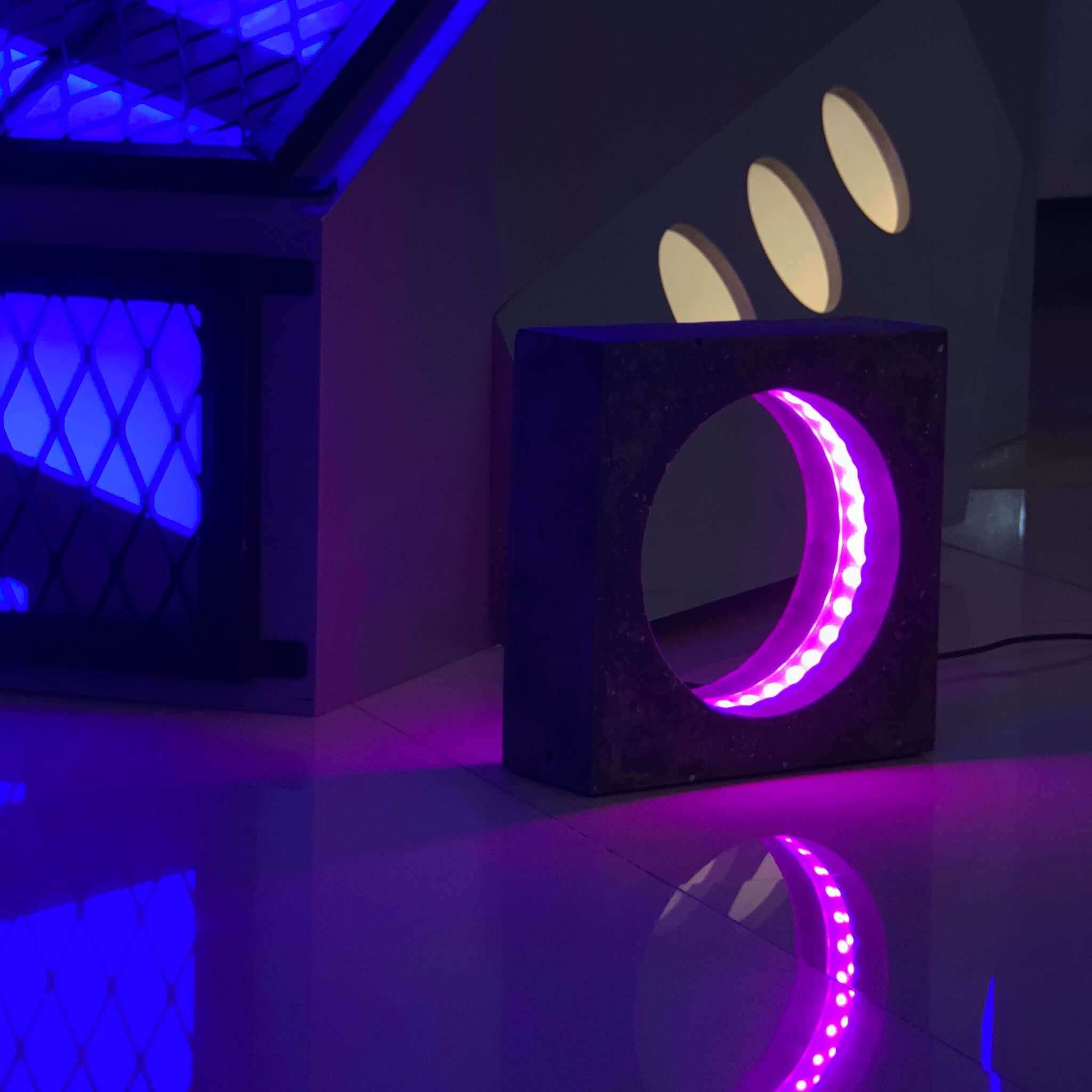 Concrete LED Lamp