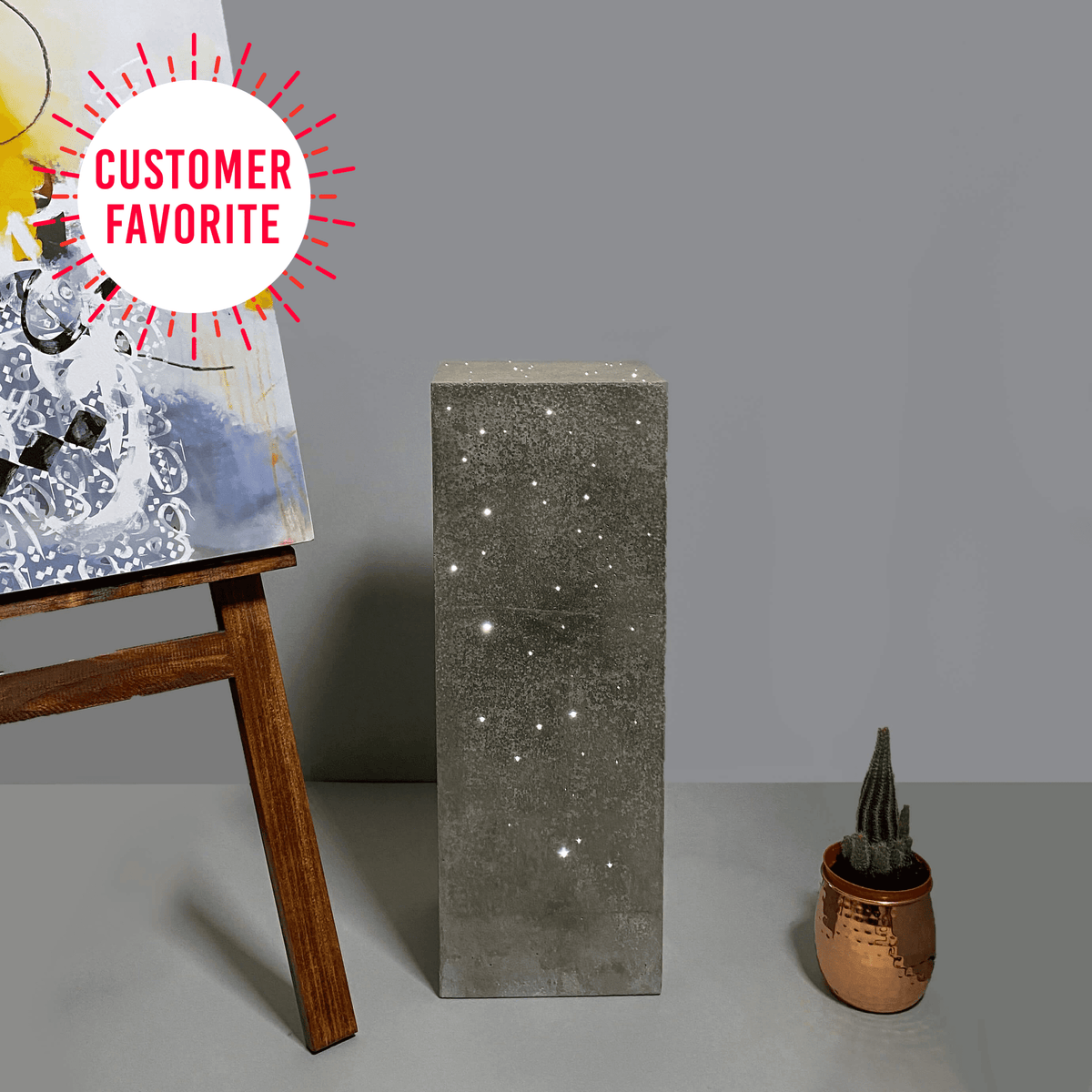 Translucent Concrete Floor Lamp