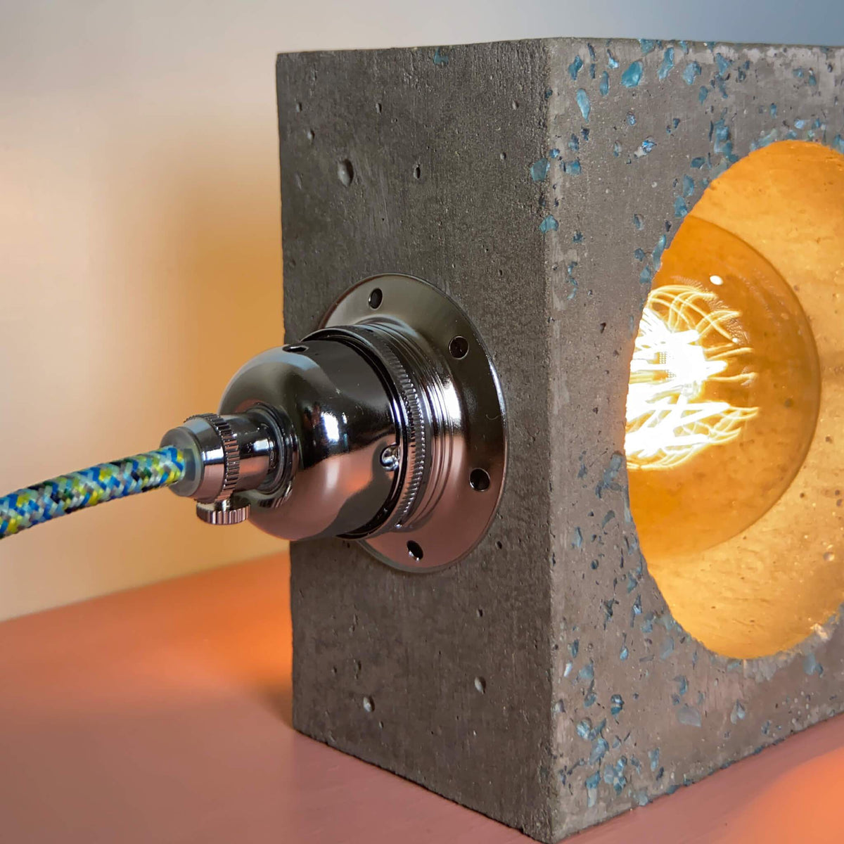 Industrial Table Lamp Concrete - Limited Edition