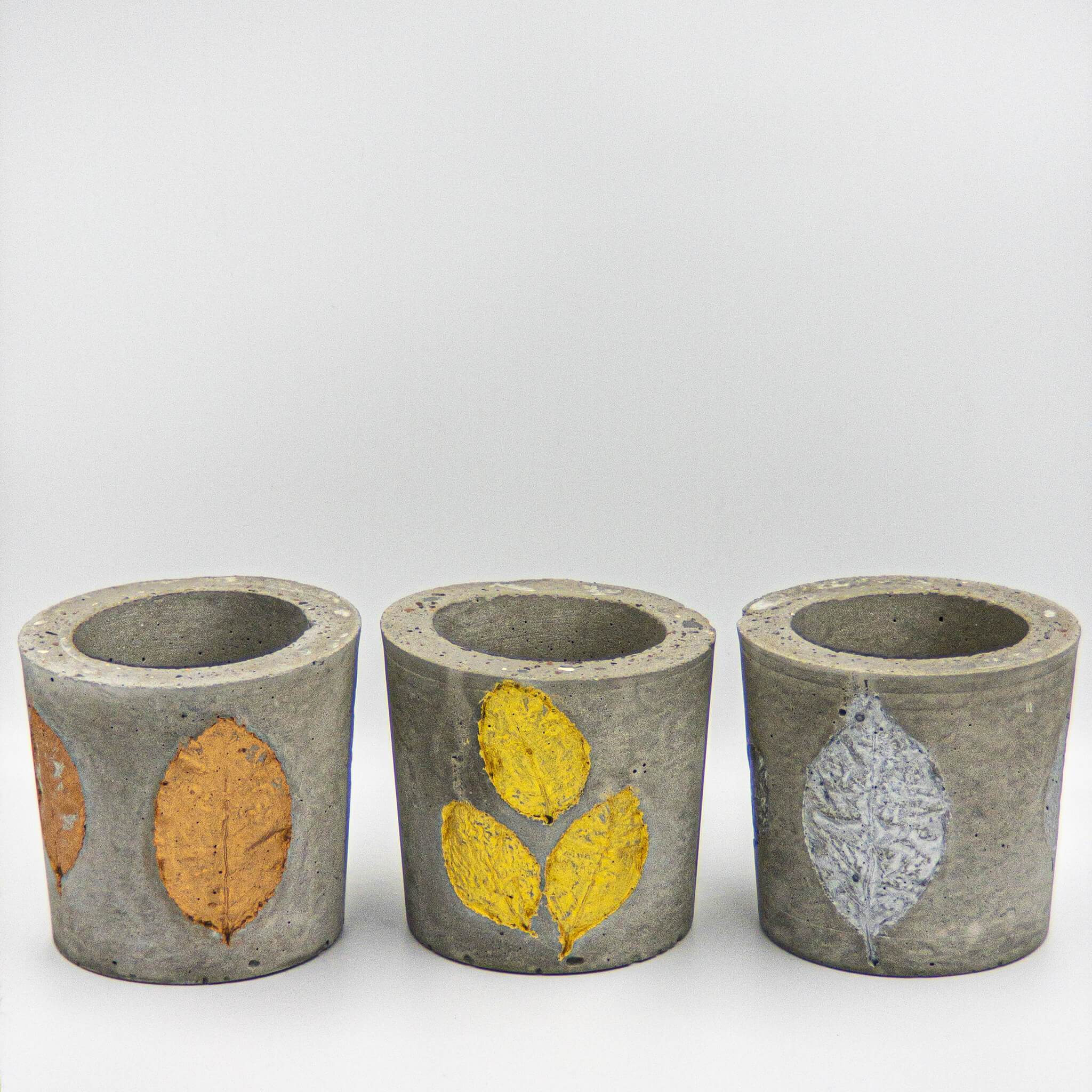 Leaf plant pots