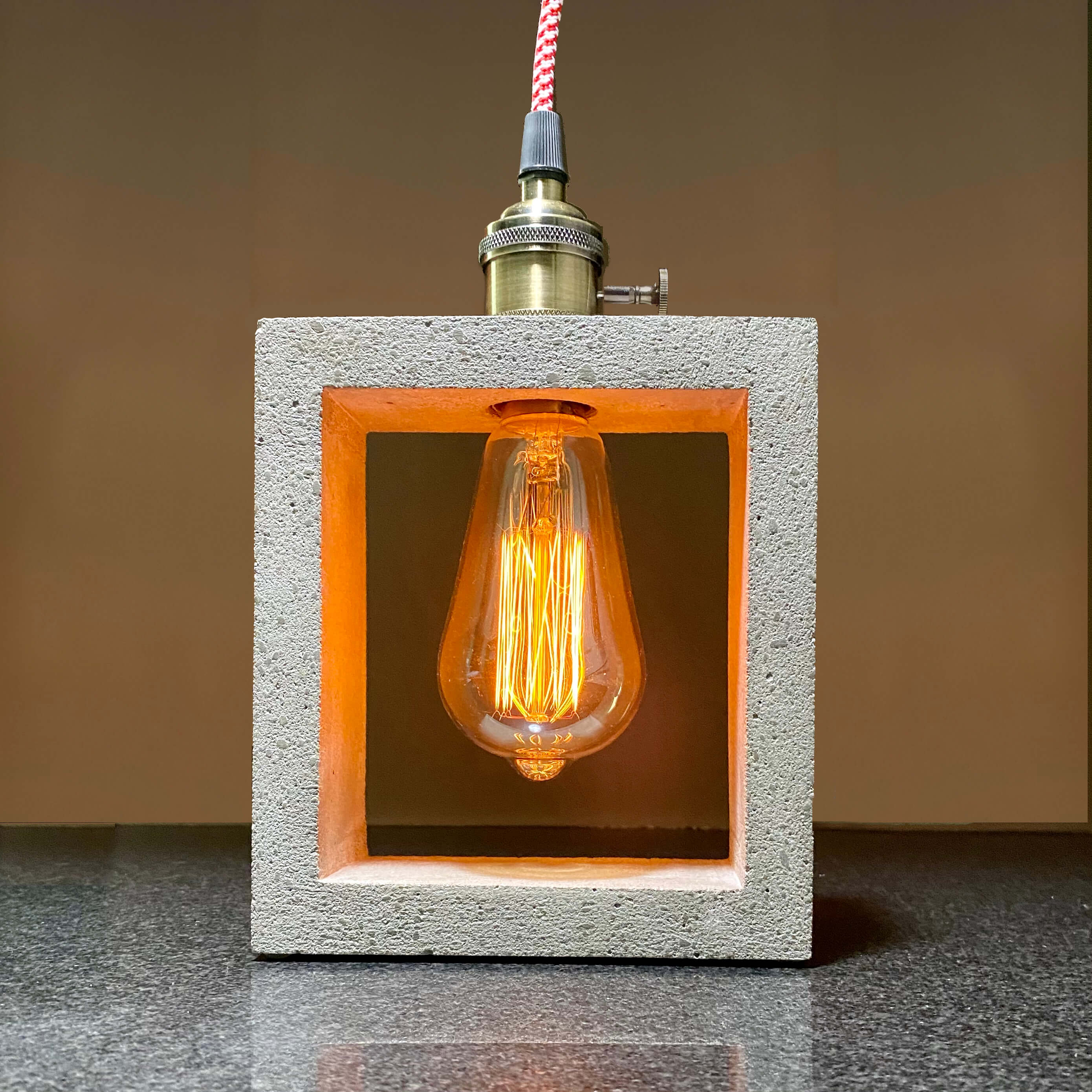 Concrete Table Lamp - True Concrete
